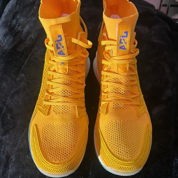 APL | Shoes | Apl Vibrant Yellow Mesh Hightops | Poshmark display picture 1